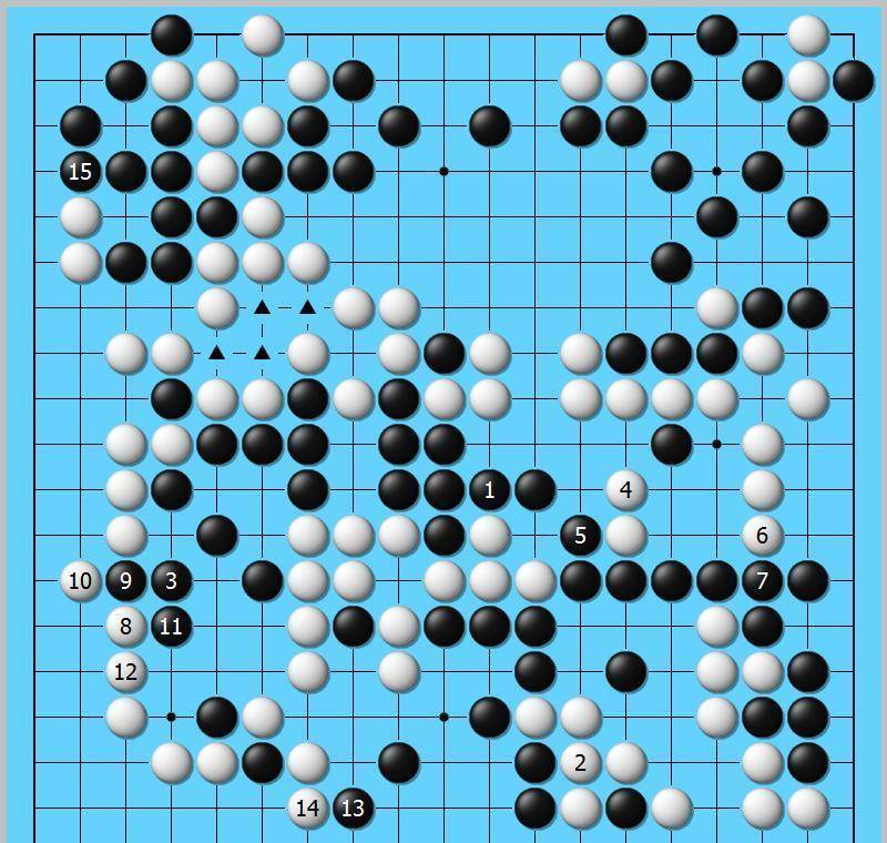 16-17岁的围棋少年,李昌镐柯洁谁的棋力更强(决赛棋谱解析)_实战_白棋