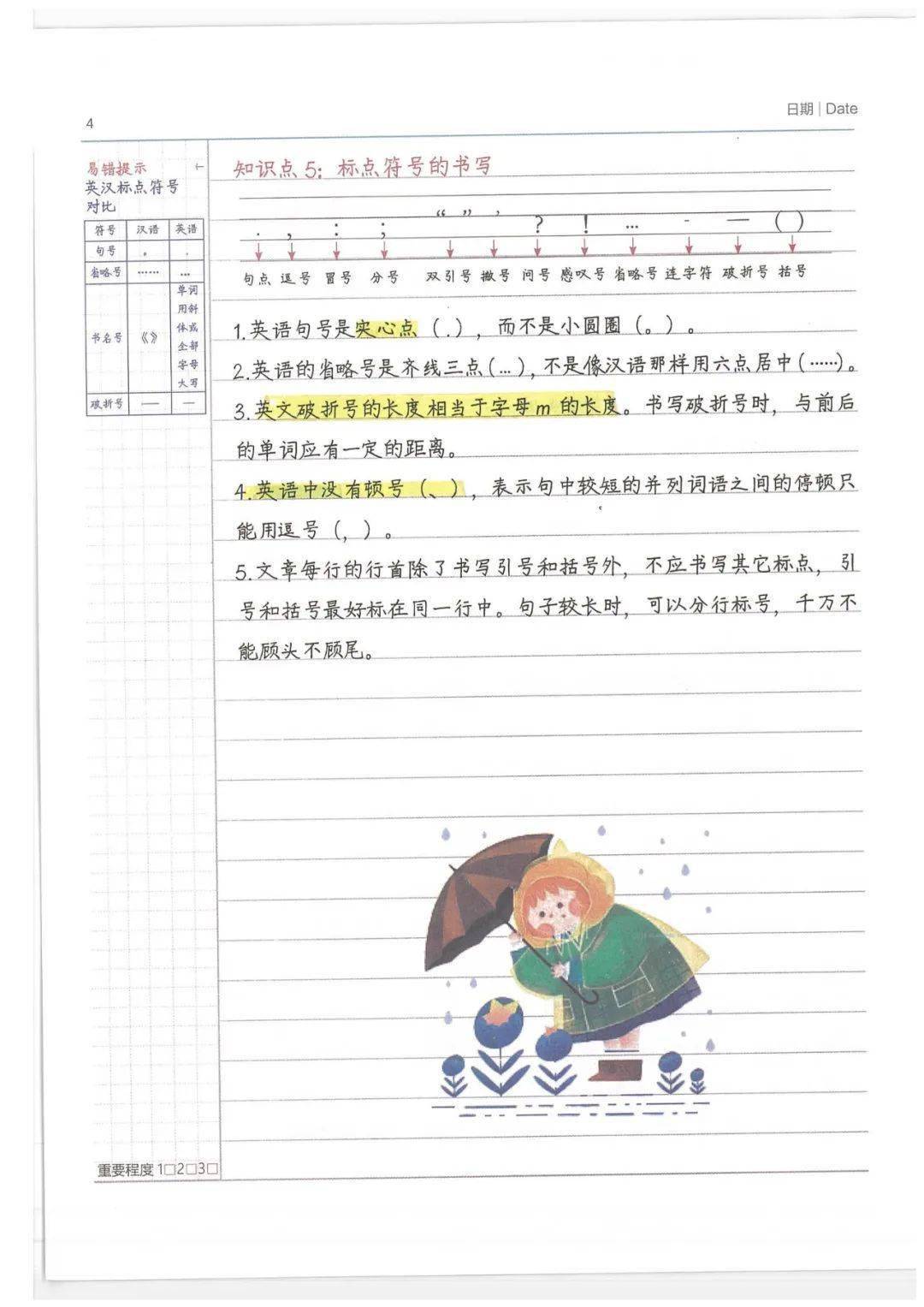 小学语数英通用版《学霸条记》电子版（可下载打印）