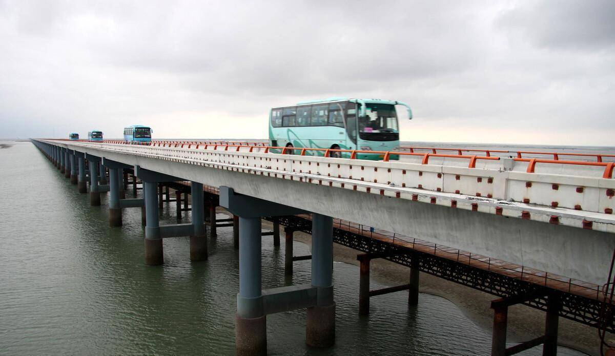 黄海明珠如东,江海相连,黄海大桥,阳光岛上欣赏大海美景最佳地_南通