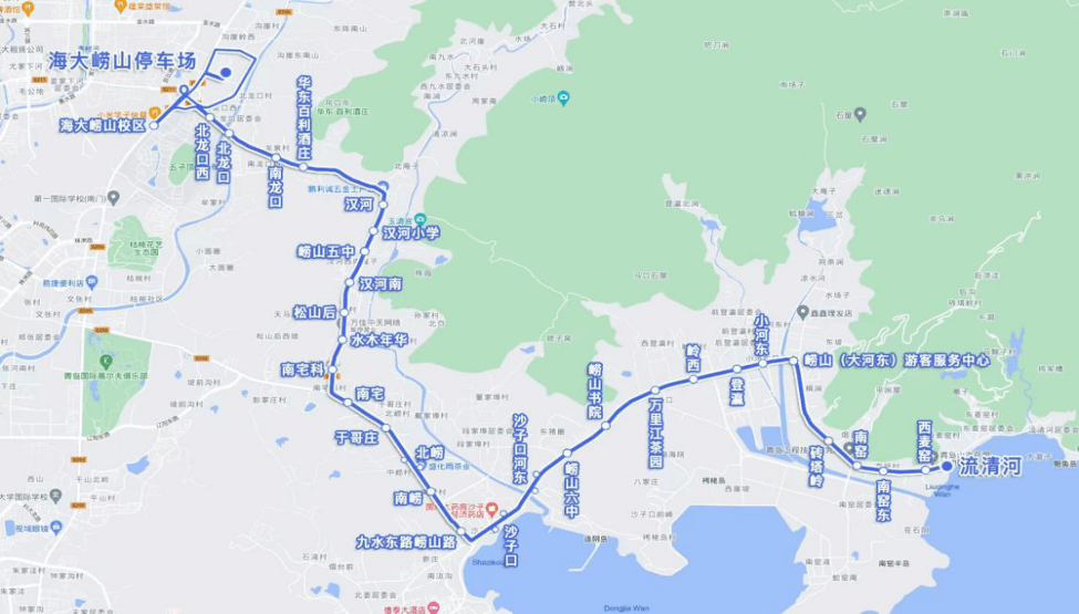 113路/387路/381路有调整,106路停运,开通39路_崂山_李村_线路