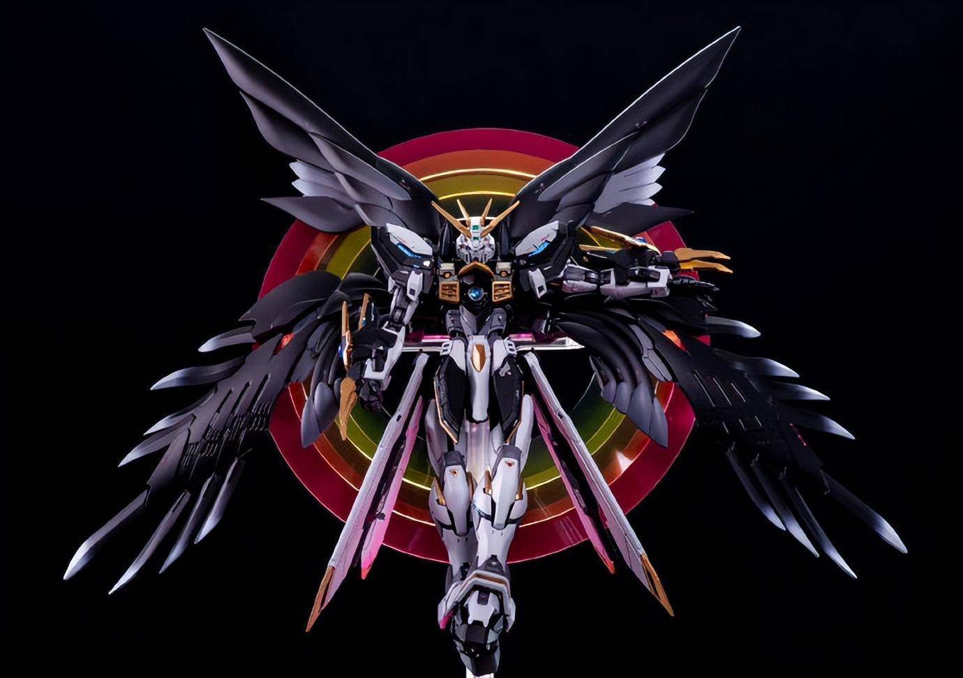 rg比例神翼高达模型_改造_背包_翅膀