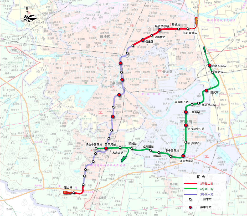 徐州地铁6号线规划图片