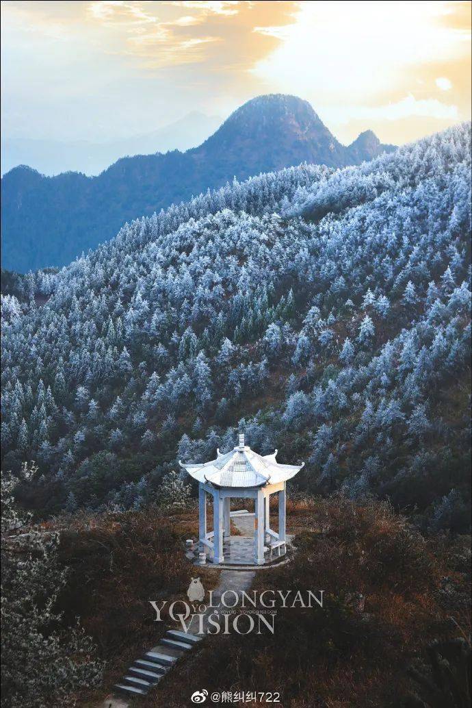 大v邀你来龙岩莲台山看雾凇啦!_福建_冷空气_水汽