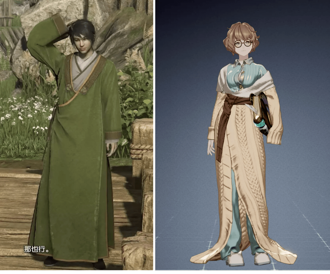 刘兄 古剑奇谭3(左) 白荆回廊(右)……产品之外,白荆回廊项目组的核心