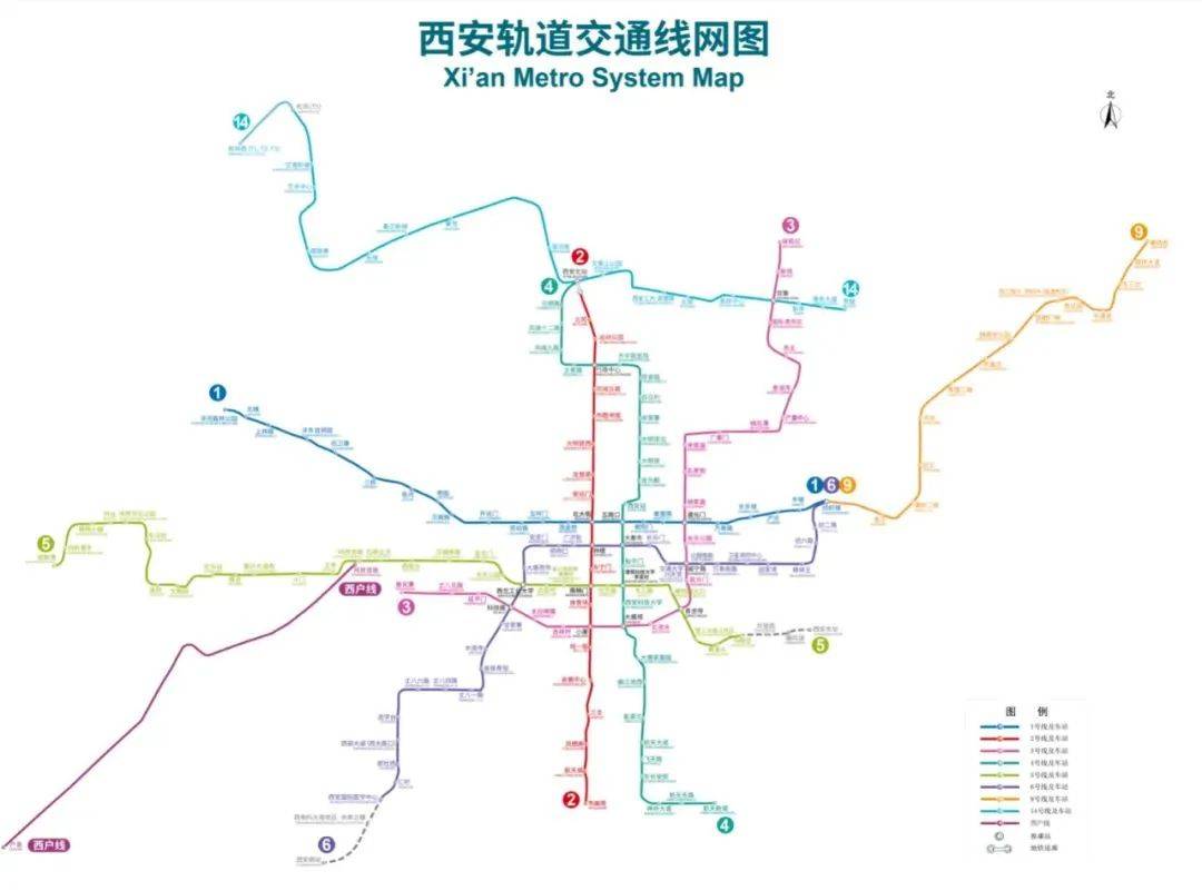 西安地铁6号线二期工程起于西北工业大学站(不含),线路沿劳动南路