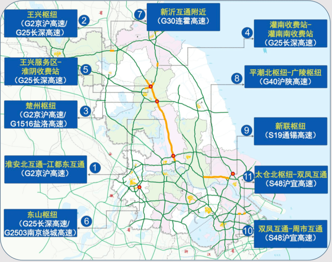 江苏高速公路网络图图片