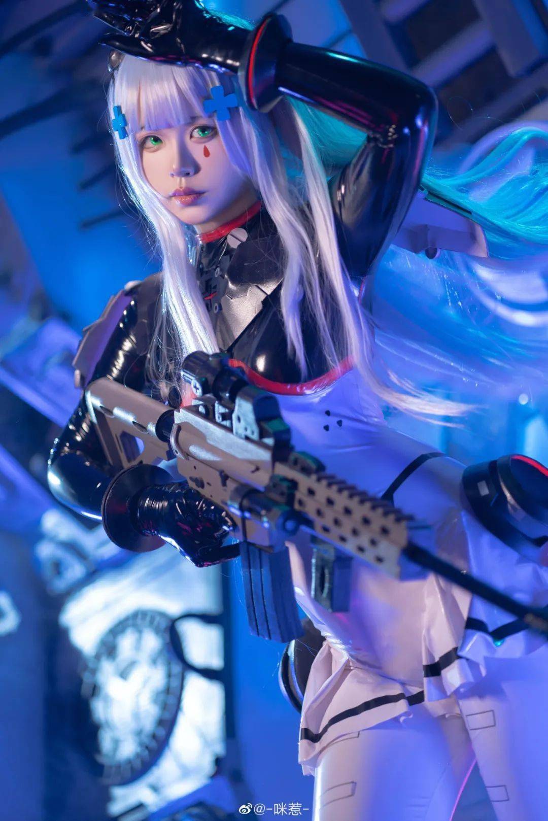 【二次元cos】hk416-子夜福音_处理_版权_公众