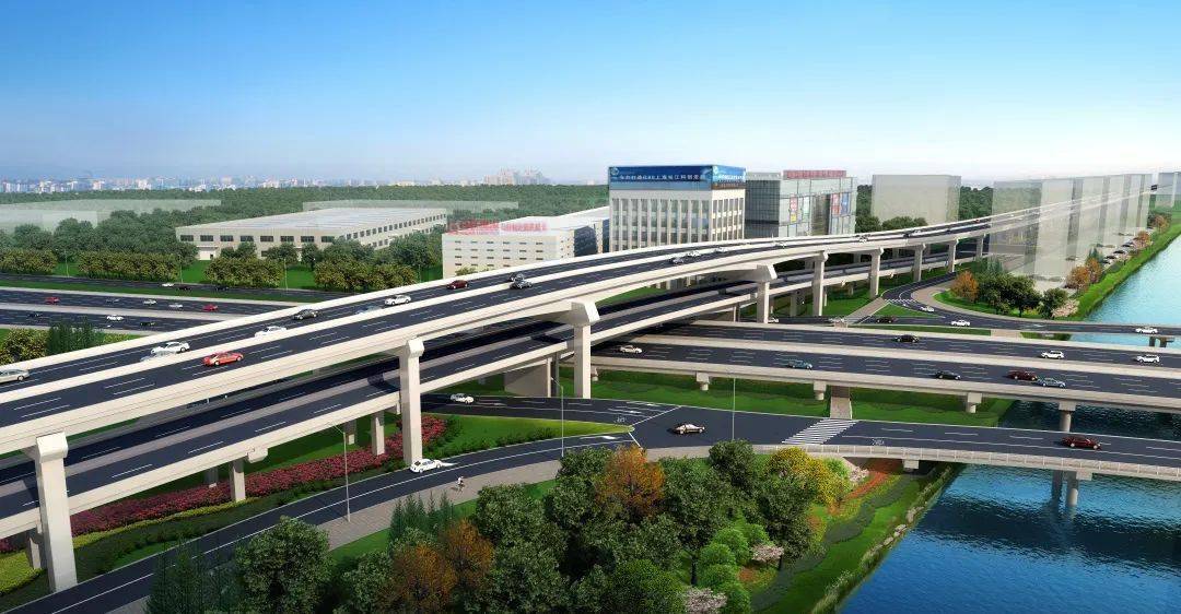 3公里,建成可实现一刻钟到虹桥枢纽,半小时到市中心……_高架道路