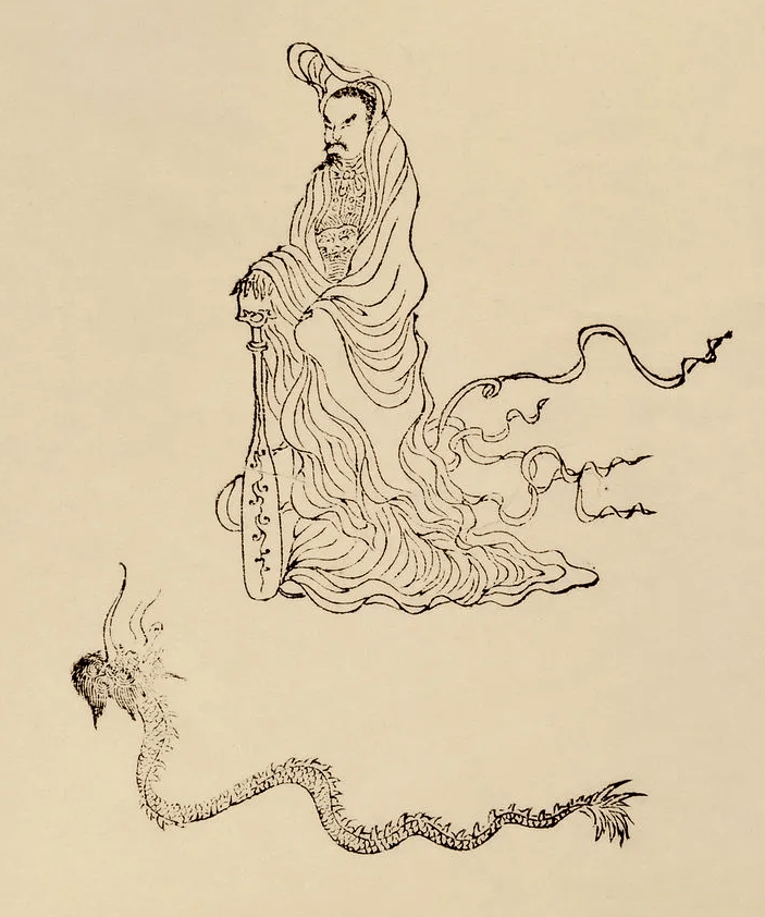陈洪绶的版画欣赏《九歌图》_人物_屈原_楚辞