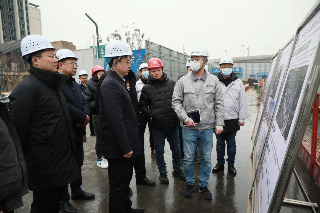 区委副书记,区长胡建平深入一线督导重点项目建设情况_进度_工作_数字