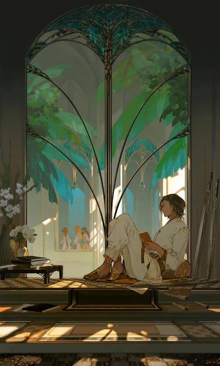 贵气的小说人物从此有了脸‖伊吹鸡腿子_插画_张好_奈斯