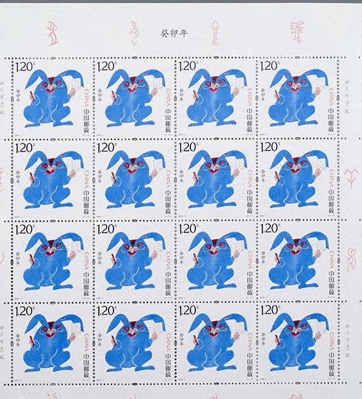 蓝兔邮票的设计出圈，对于升值有利？_生肖_市场价_发行量