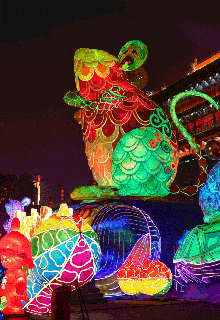 蕴含着特殊意义的「生肖灯组」吧