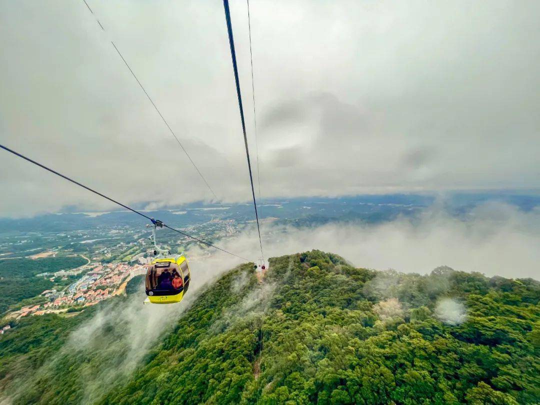 惠州罗浮山风景区索道图片