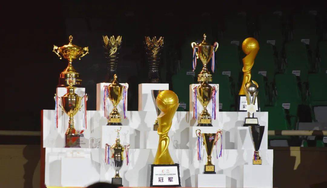 纪念活动现场,天津女排现役教练员,球员闪亮登场,李盈莹手捧奖杯上台