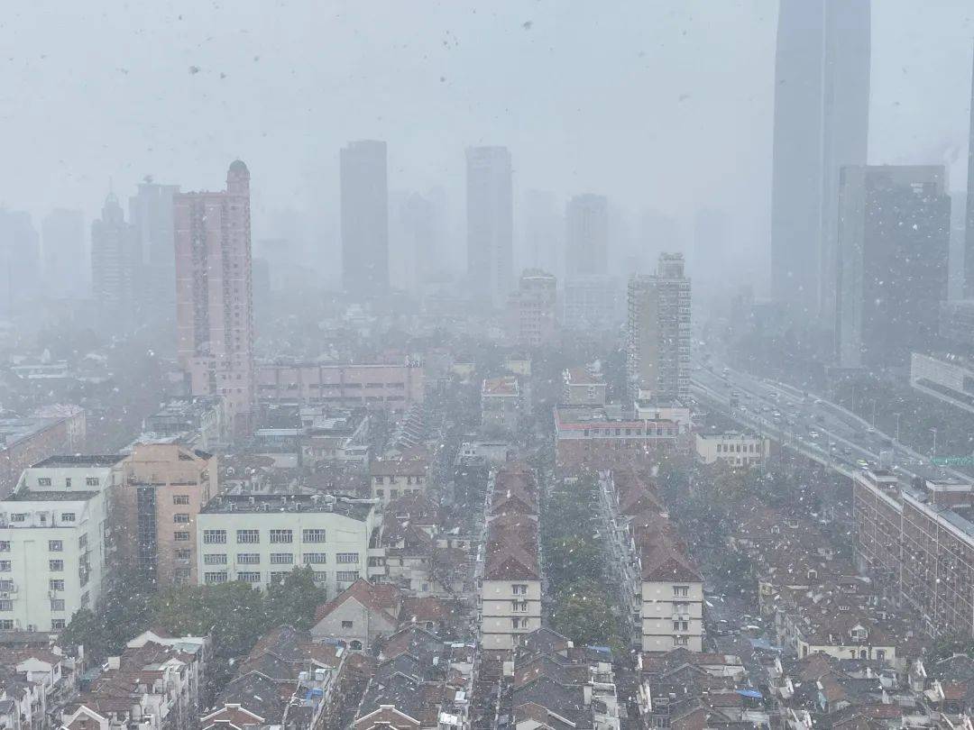 上海 初雪