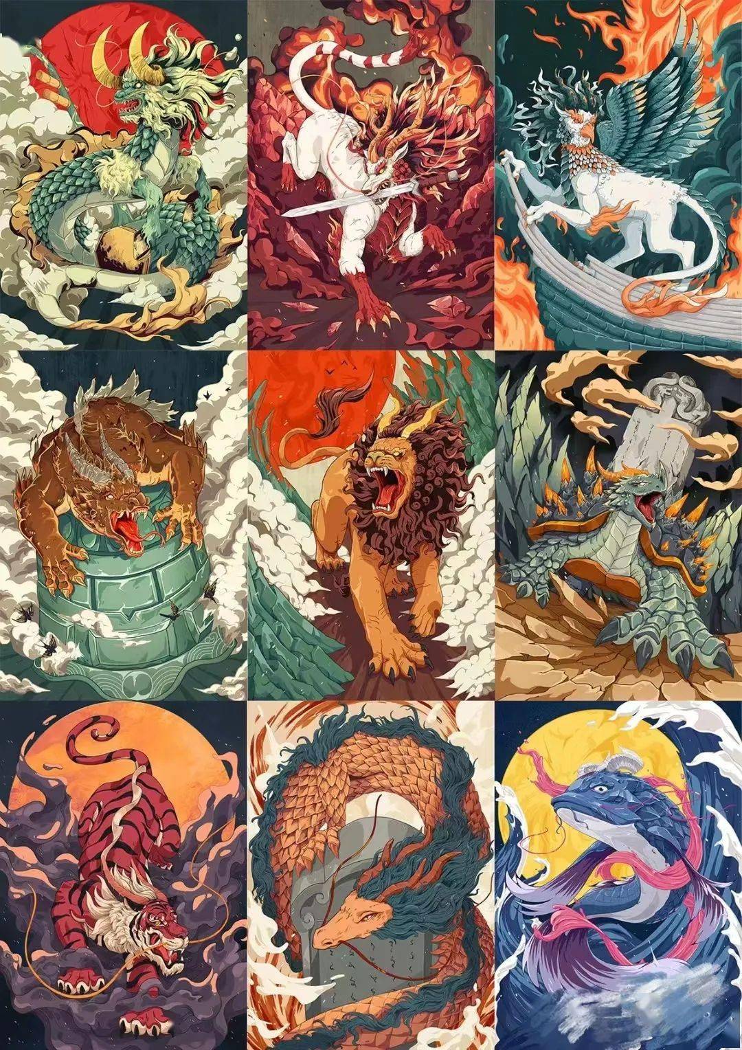 中国古代神话故事《龙生九子》龙作为中华民族的图腾,每个华夏儿女都