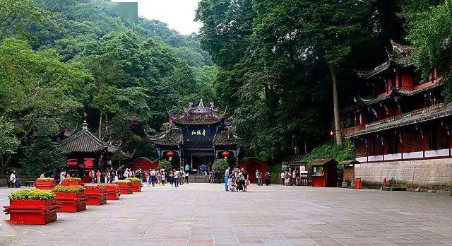 青城山古韵_上清宫_张大千_幽谷