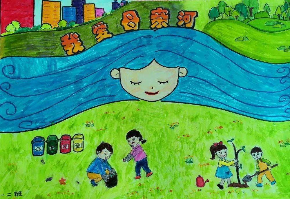 童心绘环保丨全市中小学生环保绘画大赛作品赏析(48)