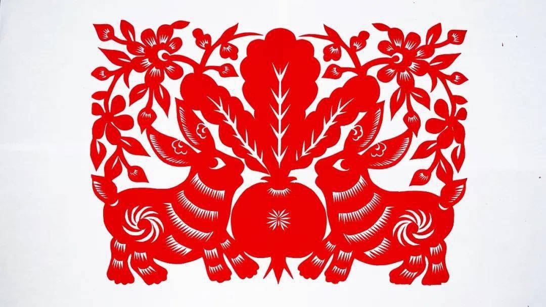 "兔岁报新春"阜阳剪纸作品展_葛庭_保护_张艳
