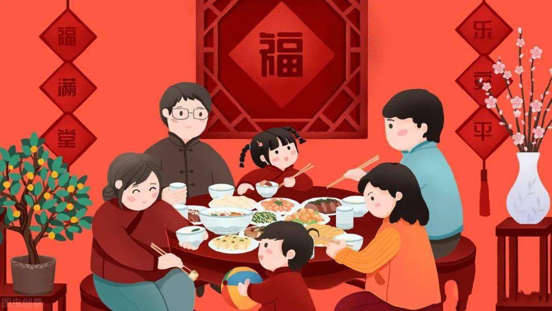 年夜饭_年画_吉祥