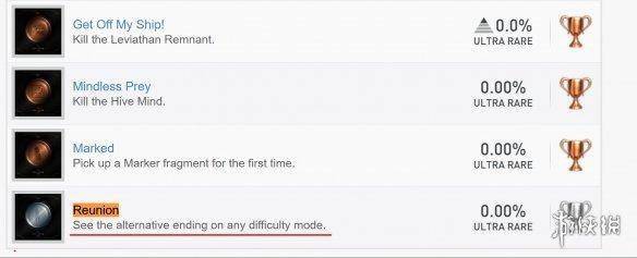 《灭亡空间重造版》PS奖杯列表显示本做有另一个结局