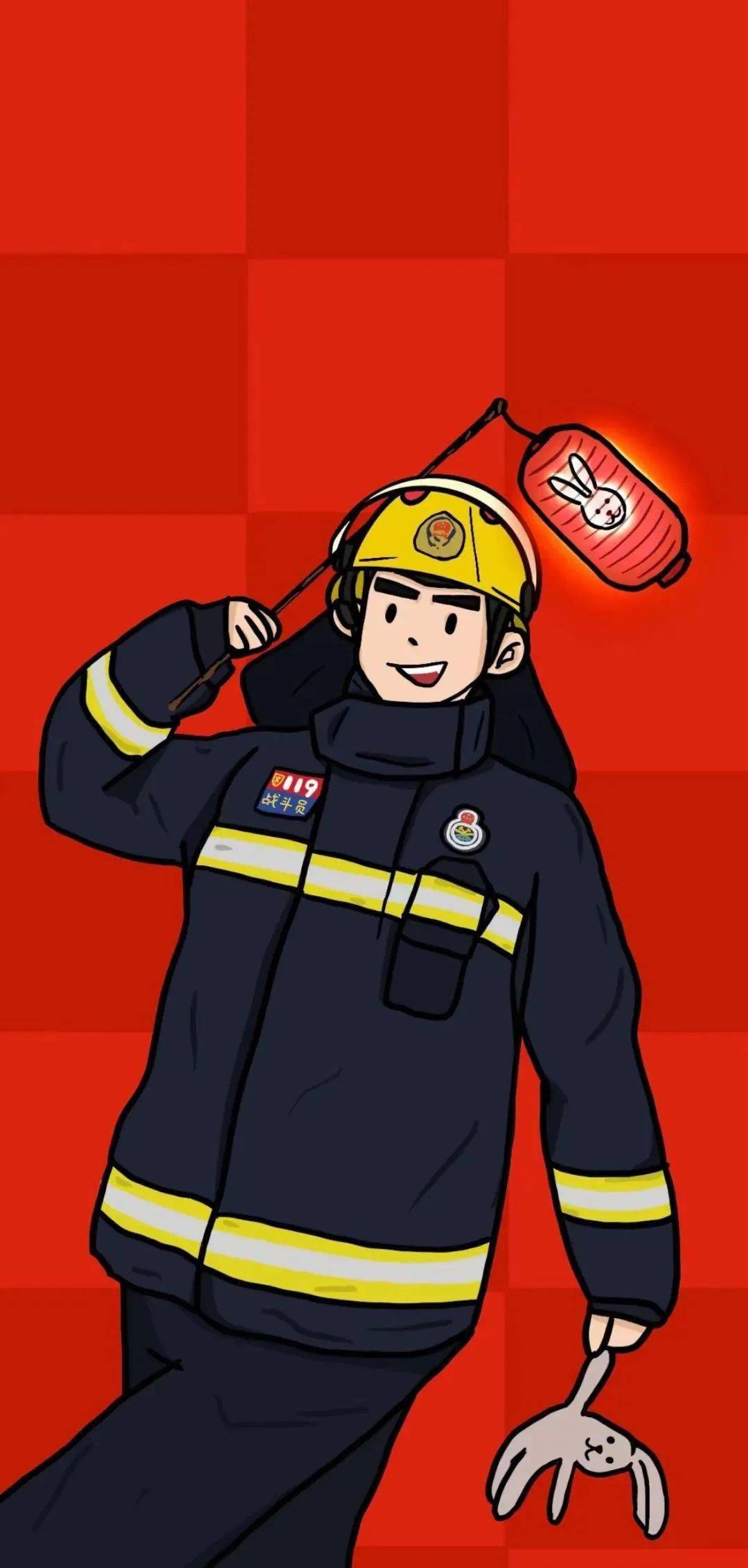高清消防员壁纸 动漫图片