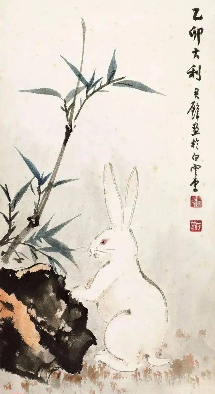 兔年,和您一起赏历代名画里的兔_佚名_黄君璧_书画