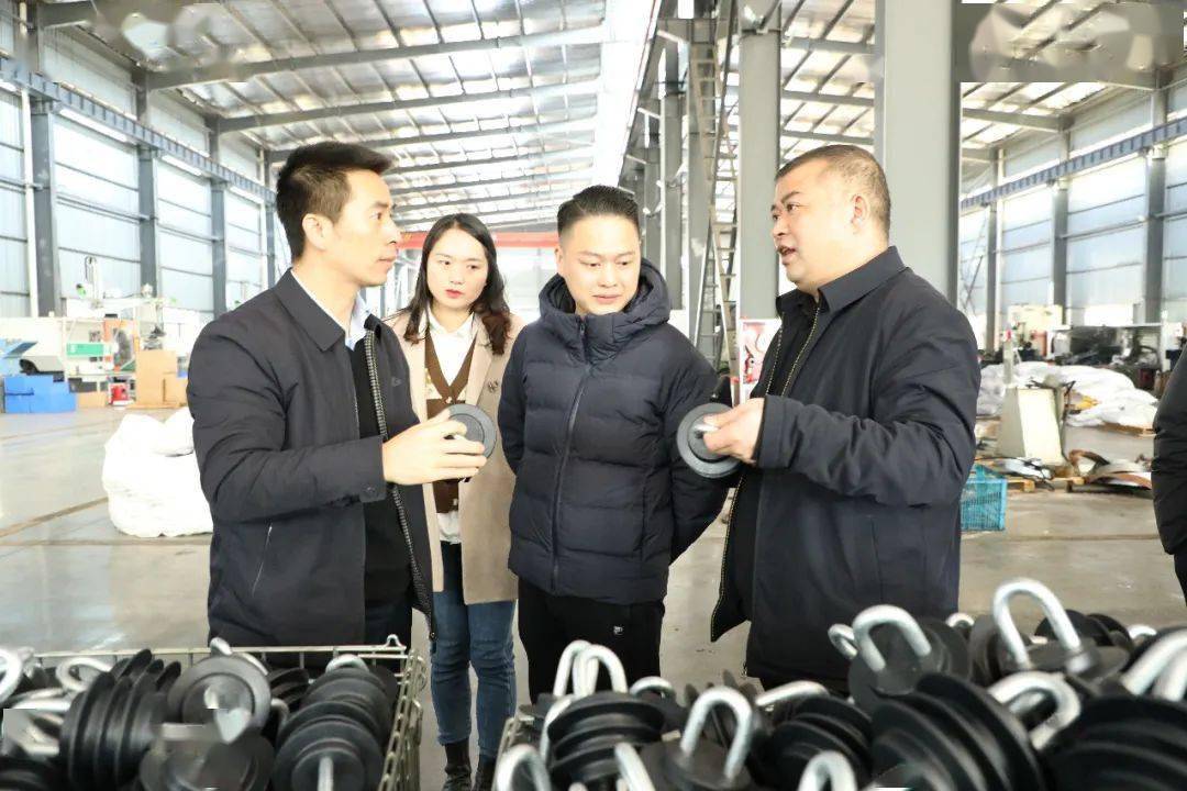 宣风镇领导班子新春走访企业_萍乡市_刘勇飞_周维新