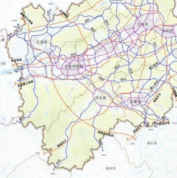 武义柳城高速公路规划图片