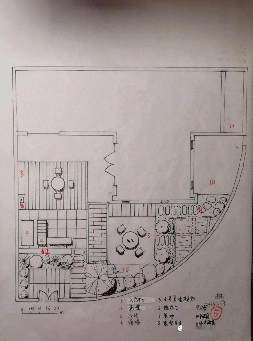 年后,庭院花园设计学员指导 | 点评展示_方案_曲线_空间