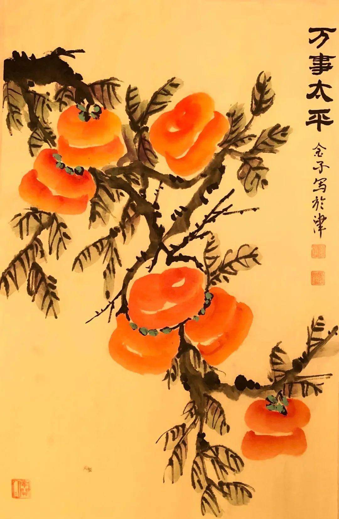 作品展|周秀珍写意花鸟画赏析_书画_梅花_疫情