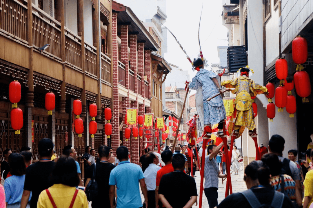 长乐镇高跷图片