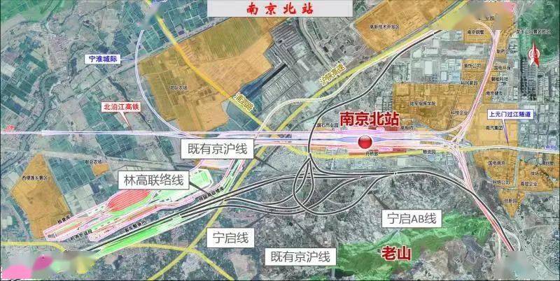 沿江高鐵南京北站綜合交通樞紐集疏運體系規劃獲批_建設_鐵路_道路