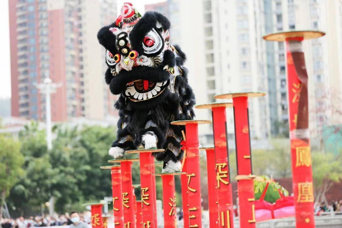深圳宝安福永街道:"舞狮之乡"邀您"闹元宵"_传统_文化_醒狮