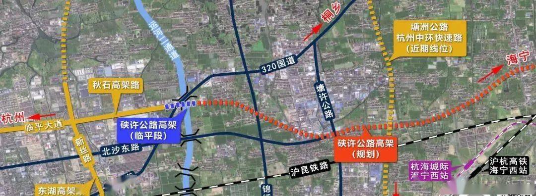 硖许公路高架快速路图片