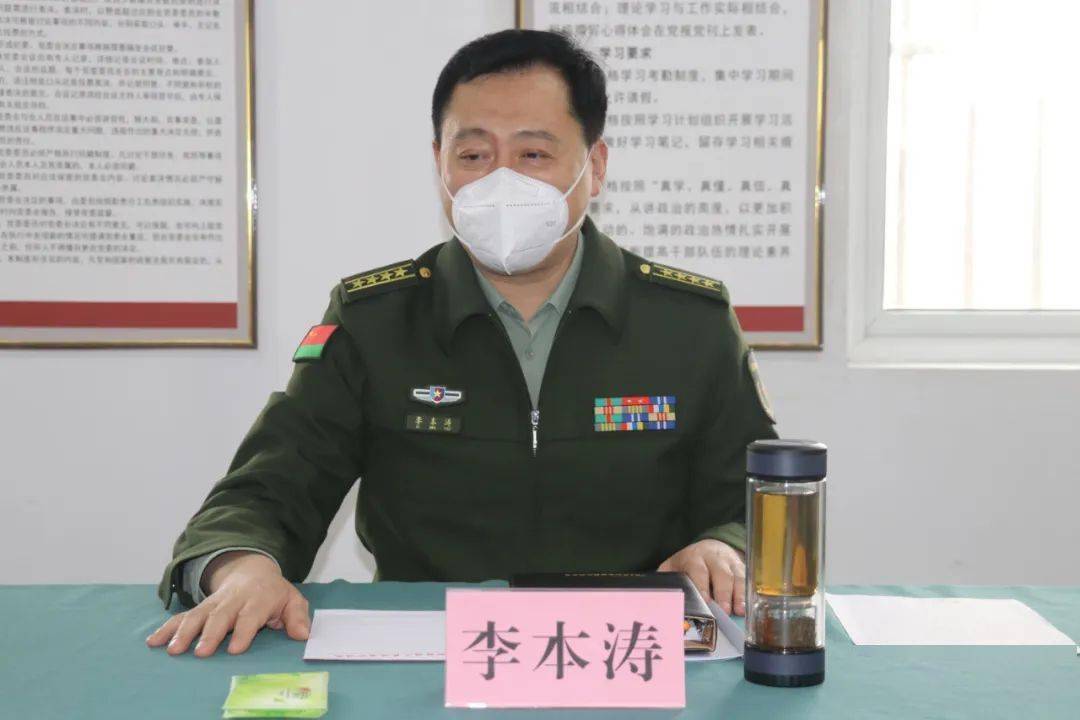 濮阳军分区大校司令员李本涛赴清丰县调研征兵工作