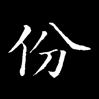 每日一字 | 份_張旭光_草書_書法