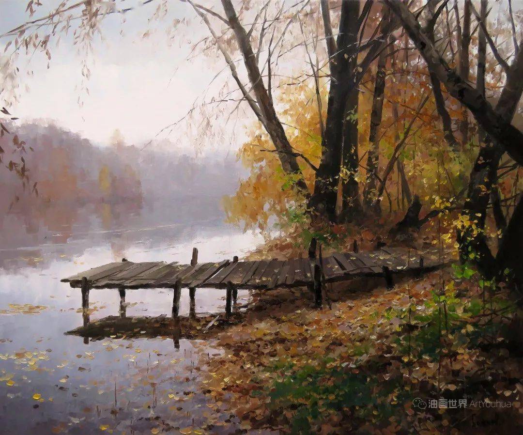 俄罗斯画家罗曼·亚历山德罗维奇·博日科夫的风景油画,其迷人之处