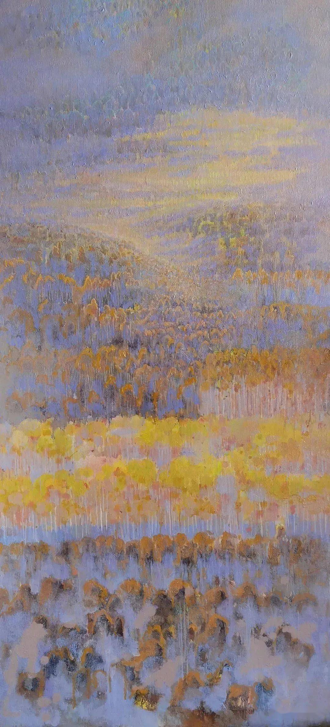 品读黑河丨"层林尽染"——邵佳岭油画作品