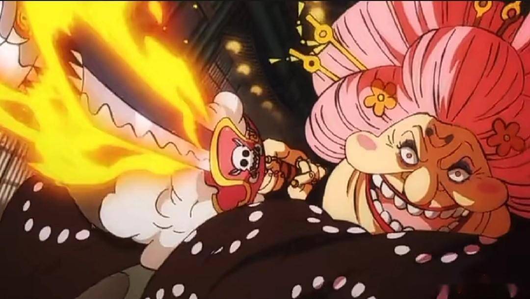 海贼王1051话动画,凯多不愧是真老师,直接教路飞霸王色缠绕技能_四皇