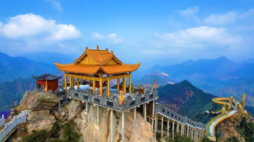 【网红地】 最新网红地—建德马岭天观 漫步佛手桥 打卡天空之境_浦江