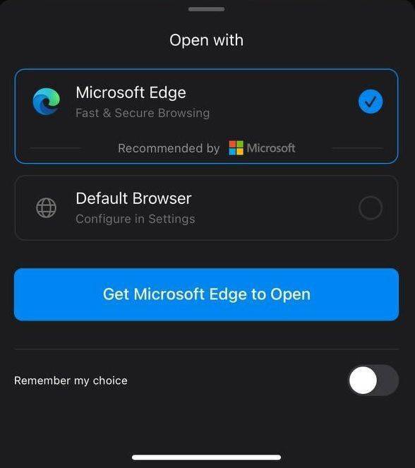 微软在iOS版Outlook植入推广：推荐用户使用Edge浏览器
