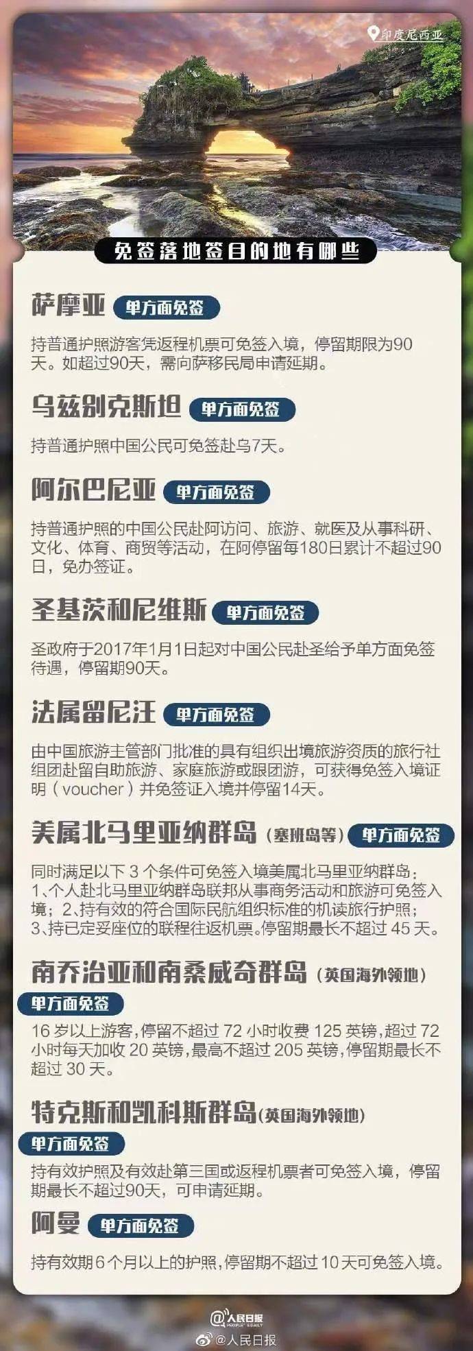 免签或落地签！出行计划安排起来～