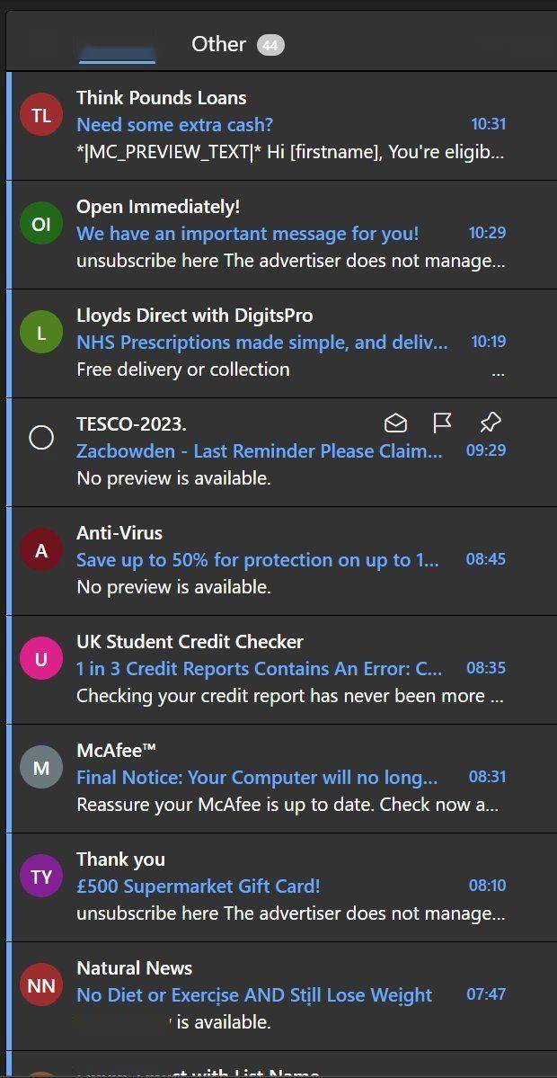 微软Outlook垃圾邮件过滤器出现故障 问题主要存在 Outlook个人帐户