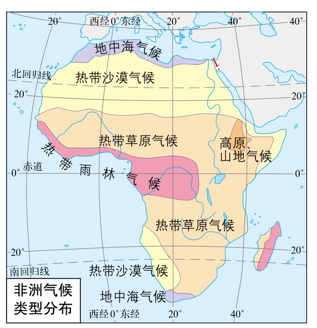 大气运动常识点最全梳理，空白＋彩色世界区域天文填图（可下载）