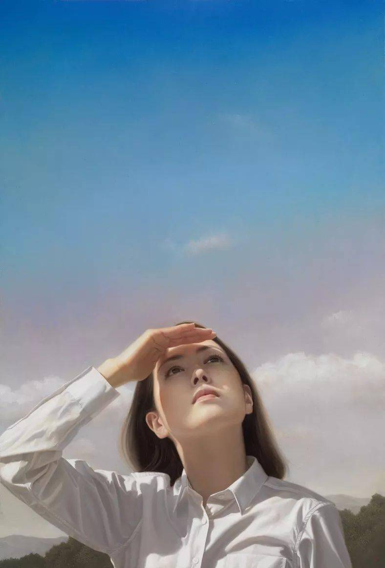 日本艺术家卯野和宏的画中女子,逼真到极致,不赞都不行!