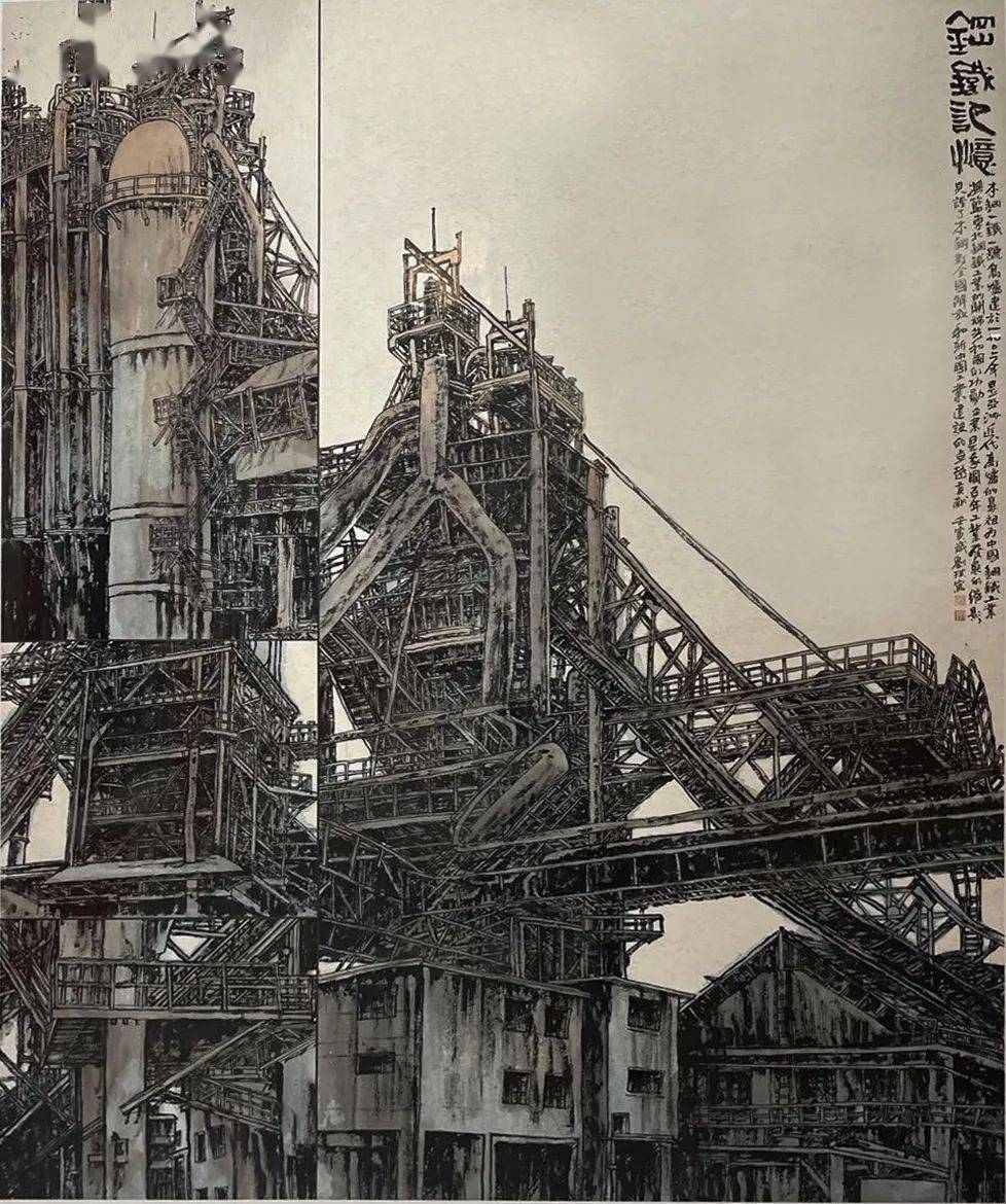 作品欣赏| "辽宁新工业题材优秀美术作品展"作品选登_cm_油画_中国画