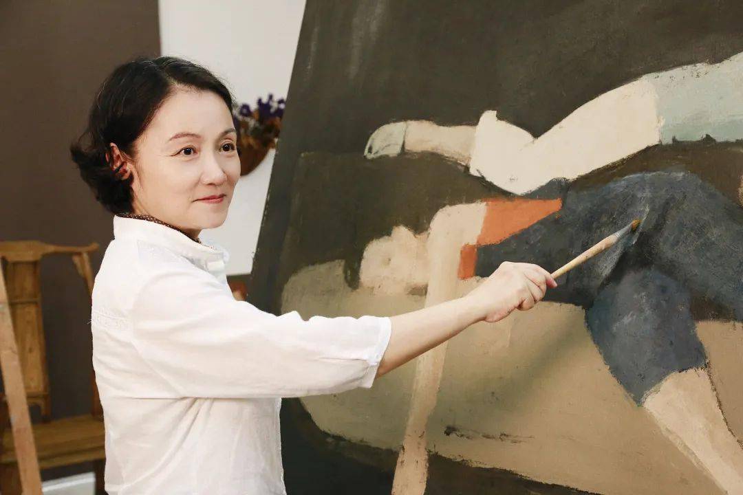 女神节一起来看孙洪敏个人画展!_广东省_油画_女性