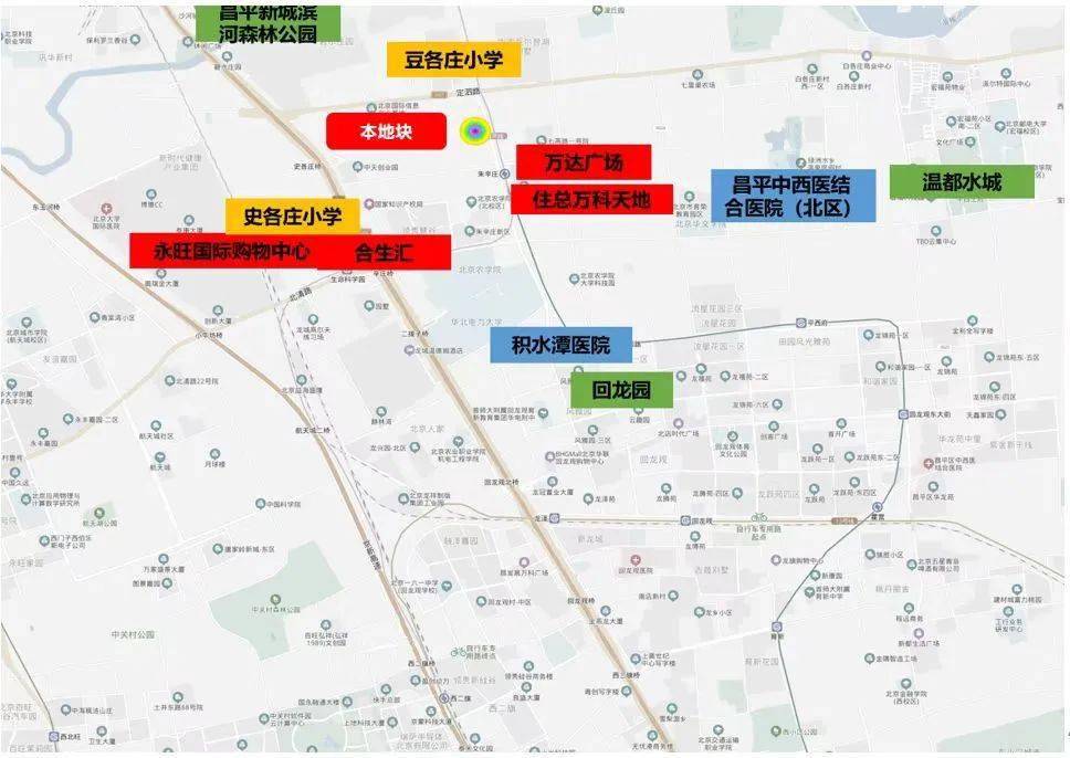 據瞭解,越秀昌平信息園居住項目位於昌平區回龍觀史各莊街道,北側緊鄰